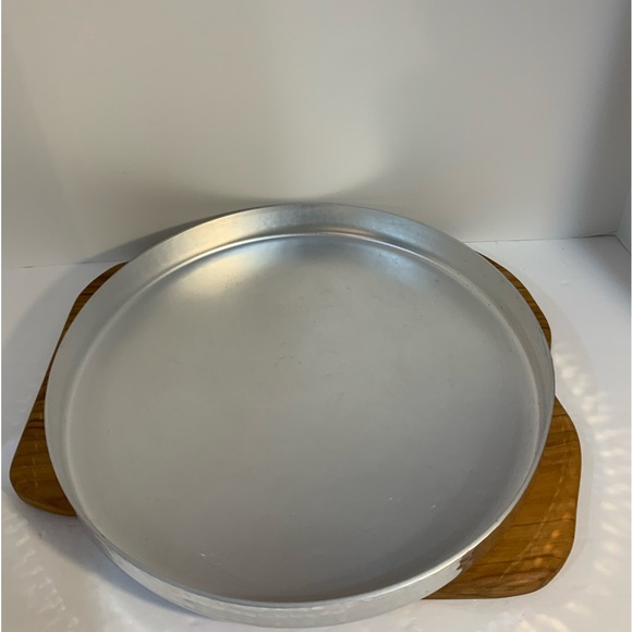 Round Tray 14” Aluminum or Stainless Steal - Picture 5 of 16